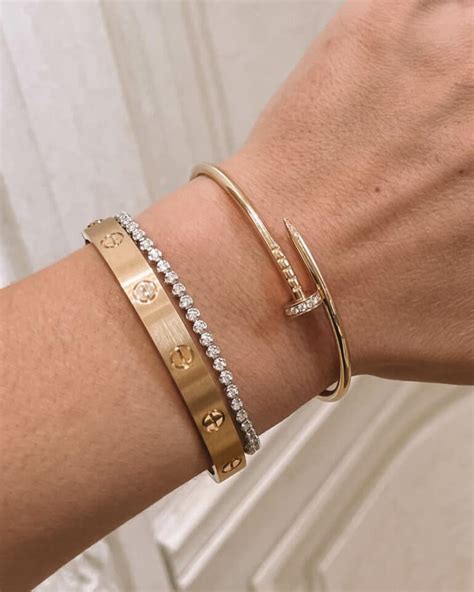 cartier brushed love bracelet - cartier love bracelet with diamonds.